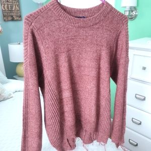 Splendid fringed sweater